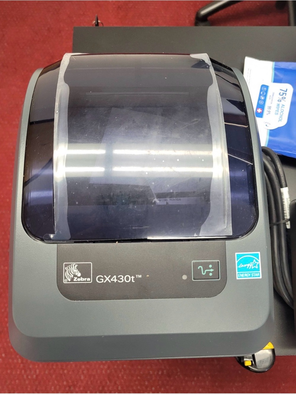 Zebra GX430t Thermal Label Printer - Black